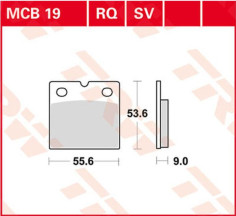 Placute Frana All Round Ceramic MCB19