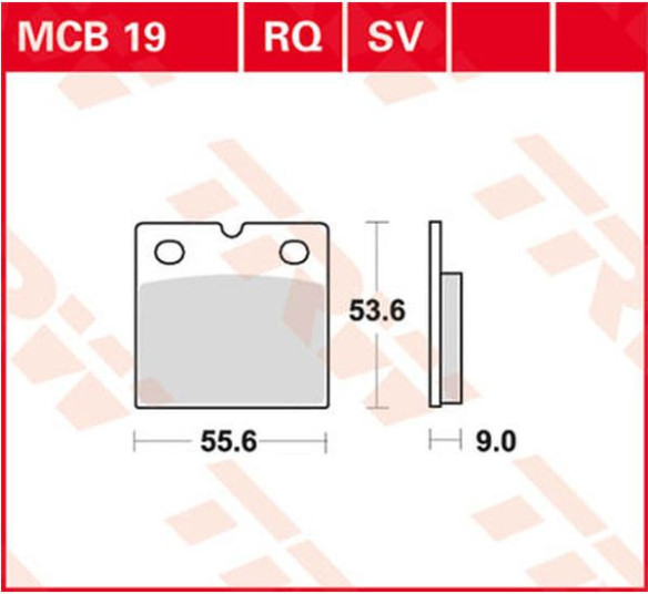 Placute Frana All Round Ceramic MCB19