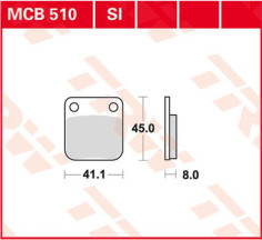 Placute Frana All Round Ceramic MCB510