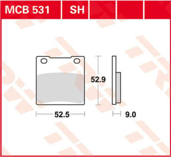 Placute Frana All Round Ceramic MCB531