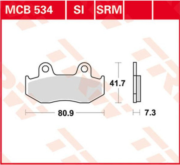 Placute Frana All Round Ceramic MCB534
