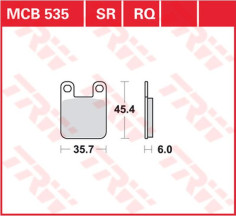 Placute Frana All Round Ceramic MCB535