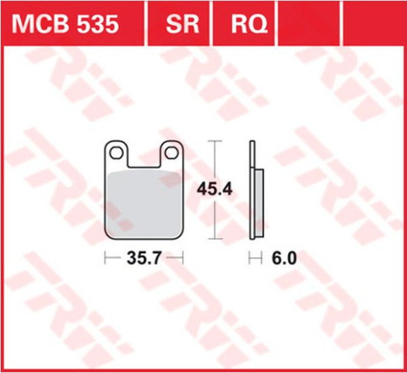 Placute Frana All Round Ceramic MCB535