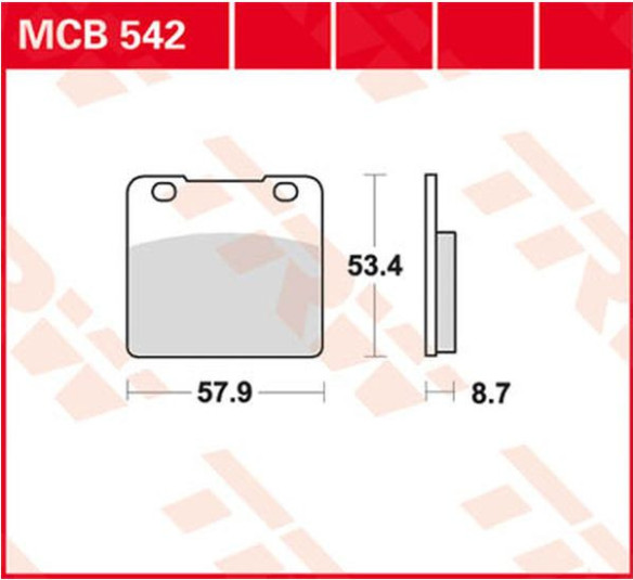 Placute Frana All Round Ceramic MCB542