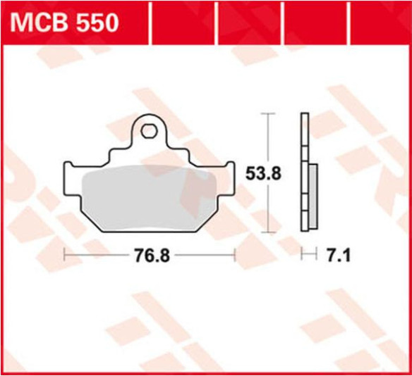 Placute Frana All Round Ceramic MCB550