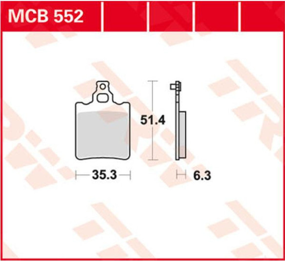 Placute Frana All Round Ceramic MCB552