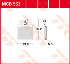 Placute Frana All Round Ceramic MCB553