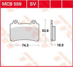 Placute Frana All Round Ceramic MCB559