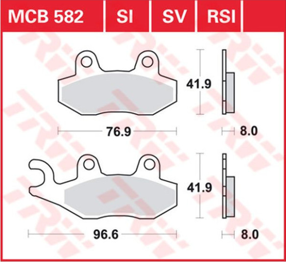 Placute Frana All Round Ceramic MCB582