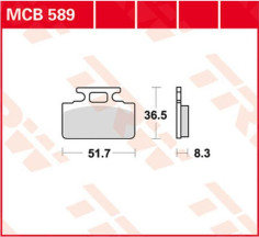 Placute Frana All Round Ceramic MCB589