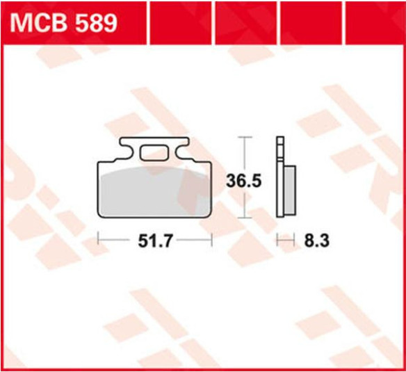Placute Frana All Round Ceramic MCB589
