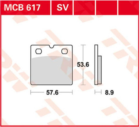 Placute Frana All Round Ceramic MCB617