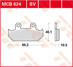 Placute Frana All Round Ceramic MCB624