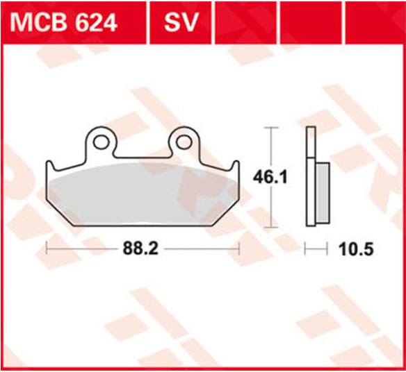 Placute Frana All Round Ceramic MCB624