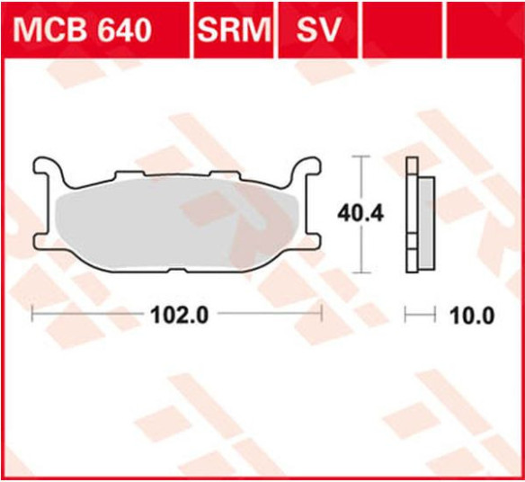 Placute Frana All Round Ceramic MCB640