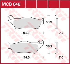 Placute Frana All Round Ceramic MCB648