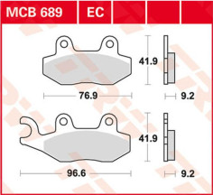 Placute Frana All Round Ceramic MCB689