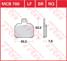 Placute Frana All Round Ceramic MCB700
