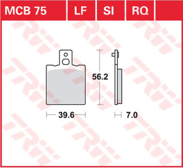 Placute Frana All Round Ceramic MCB75