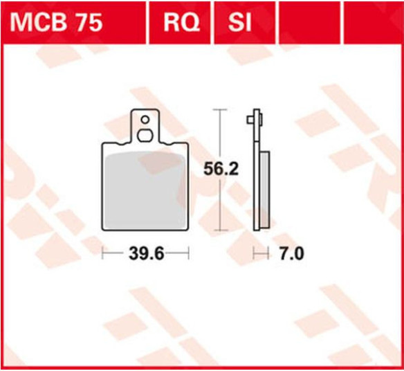 Placute Frana All Round Ceramic MCB75