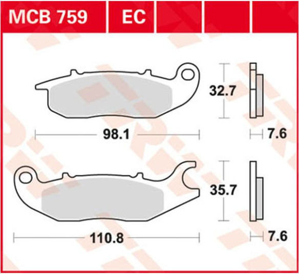 Placute Frana All Round Ceramic MCB759
