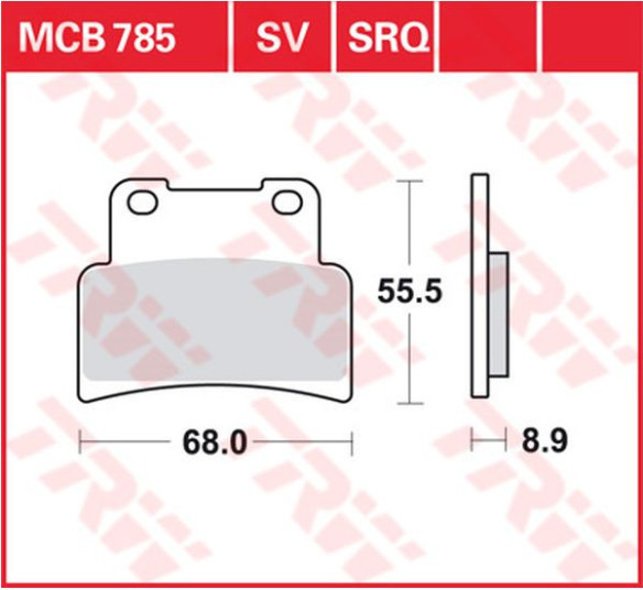 Placute Frana All Round Ceramic MCB785