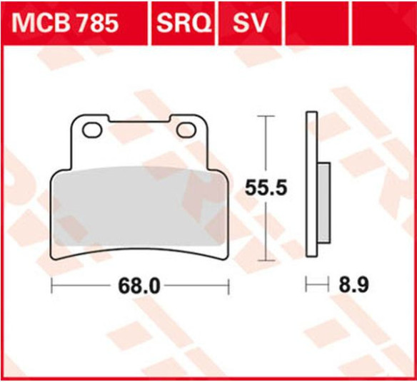 Placute Frana All Round Ceramic MCB785
