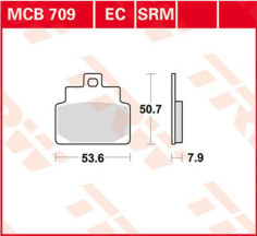 Placute Frana Ec Series Ceramic MCB709EC