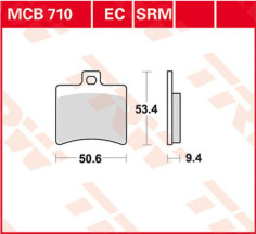Placute Frana Ec Series Ceramic MCB710EC