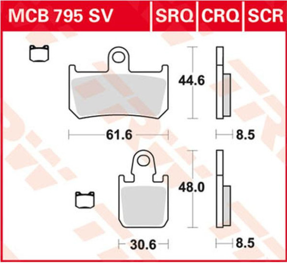 Placute Frana Scr Series Sindered Race MCB795SCR