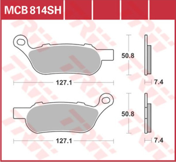 Placute Frana Sh Series Sindered Rear MCB814SH