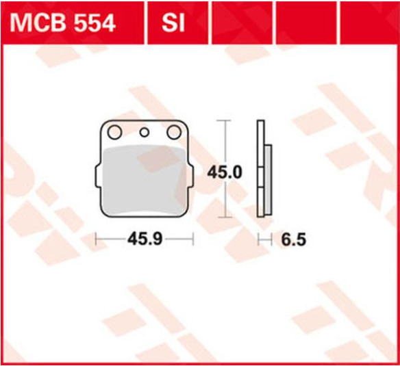 Placute Frana Si Series Sindered Off-road MCB554SI