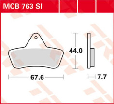Placute Frana Si Series Sindered Off-road MCB763SI