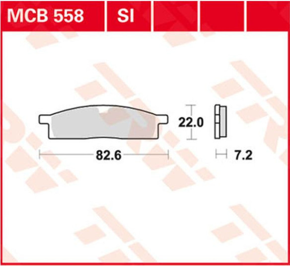 Placute Frana Si Series Sindered Off-road MCB558SI