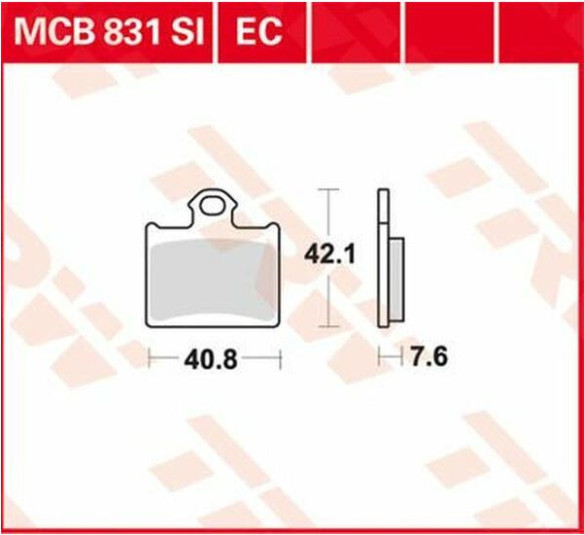 Placute Frana Si Series Sindered Off-road MCB831SI