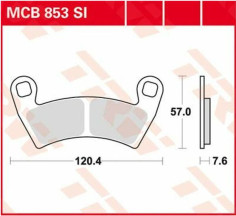 Placute Frana Si Series Sindered Off-road MCB853SI