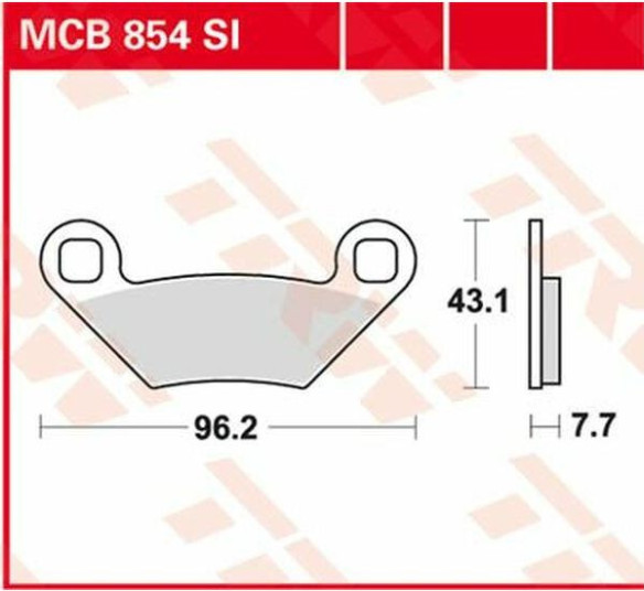 Placute Frana Si Series Sindered Off-road MCB854SI
