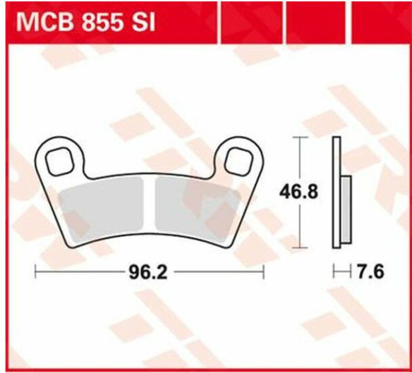 Placute Frana Si Series Sindered Off-road MCB855SI