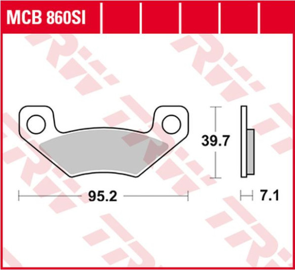 Placute Frana Si Series Sindered Off-road MCB860SI