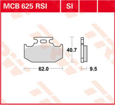 Placute Frana Si Series Sindered Off-road MCB625SI