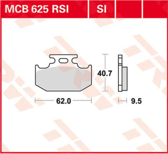 Placute Frana Si Series Sindered Off-road MCB625SI
