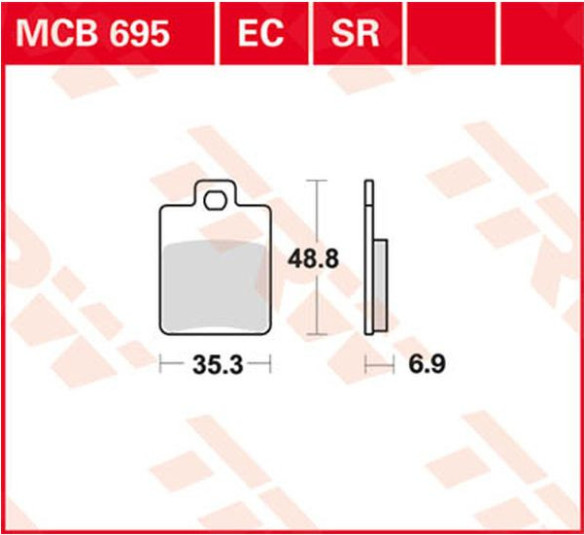 Placute Frana Sr Series Sindered Scooter MCB695SR