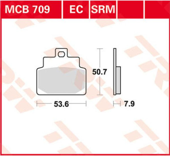 Placute Frana Srm Series Sindered Scooter MCB709SRM