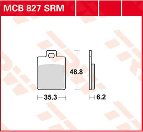 Placute Frana Srm Series Sindered Scooter MCB827SRM