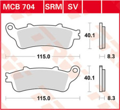 Placute Frana Sv Series Sindered MCB704SV