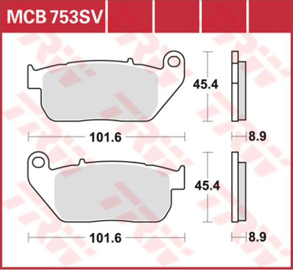 Placute Frana Sv Series Sindered MCB753SV