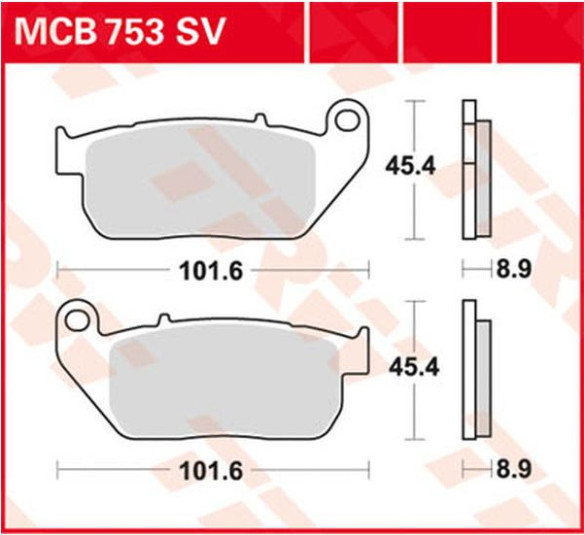 Placute Frana Sv Series Sindered MCB753SV