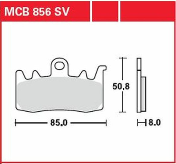 Placute Frana Sv Series Sindered MCB856SV