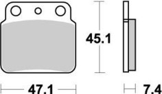 Placute Frana Nitro Atv 095221