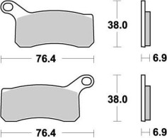 Placute Frana Nitro Atv 096521